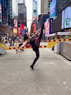 Lillian Morris dances in New York City