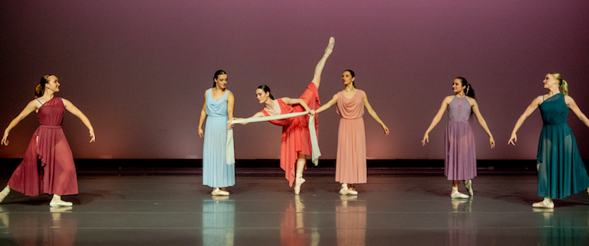 Image of students dancing